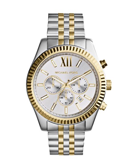 michael kors mk8152 manual|oversized lexington two tone watch.